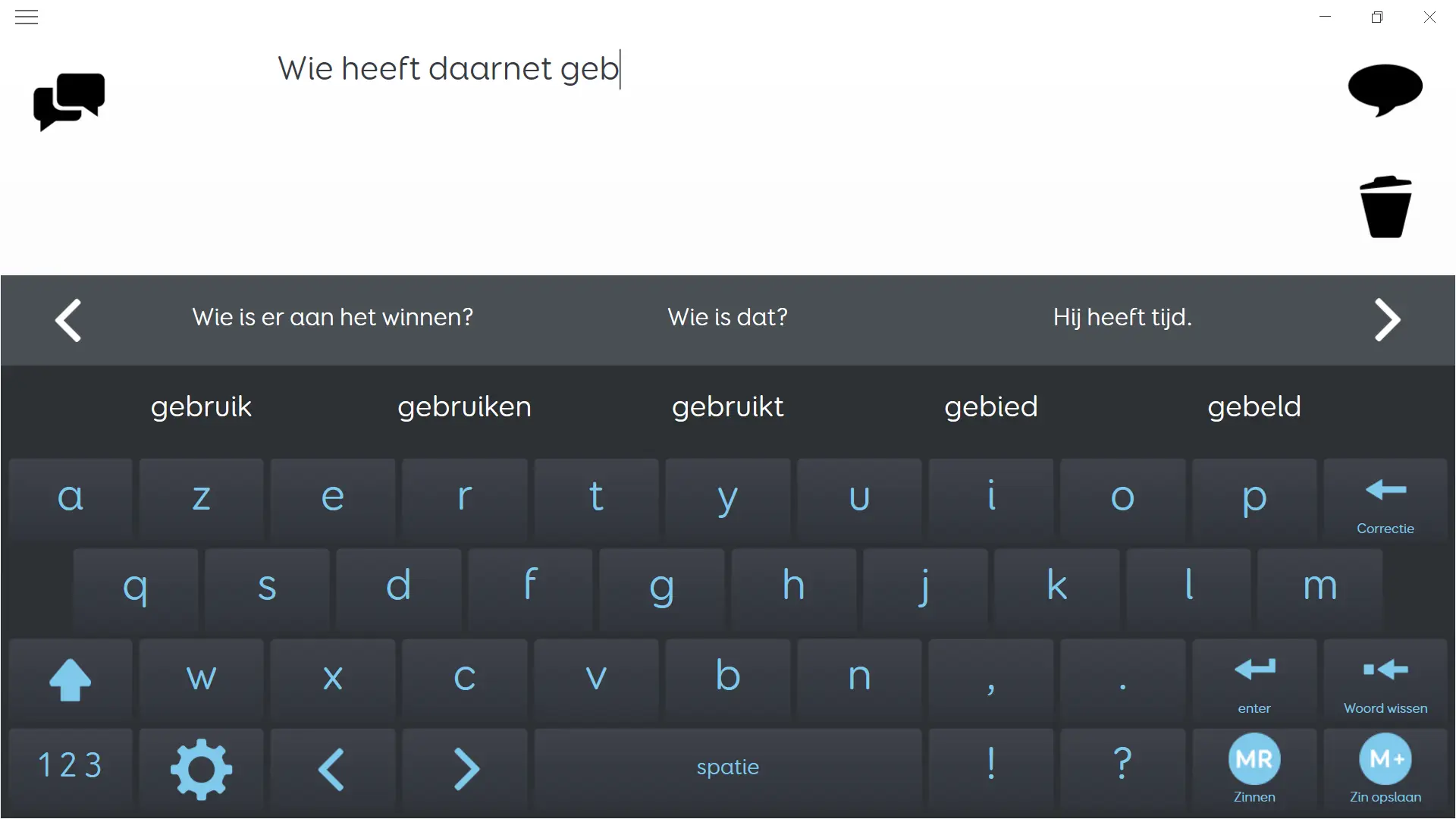 Grid 3 TextTalker